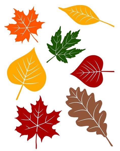 printable fall leaves images|free printable leaves template.